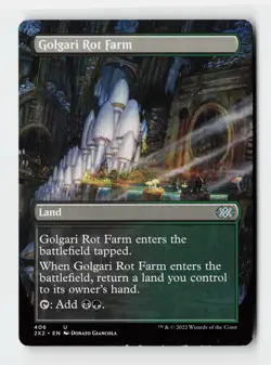 Golgari Rot Farm (Borderless) Double Masters 2022 Magic The Gathering MTG Card - Image 1