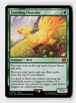 Traveling Chocobo FINAL FANTASY Magic The Gathering MTG Card - Image 1
