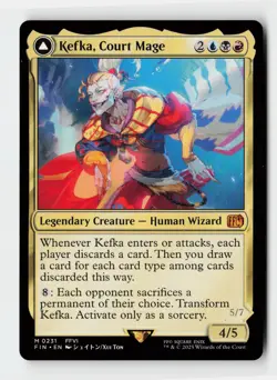 Kefka, Court Mage FINAL FANTASY Magic The Gathering MTG Card - Image 1