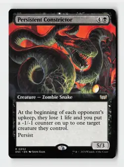 Persistent Constrictor (Extended Art) Duskmourn: House of Horror MTG Card - Image 1