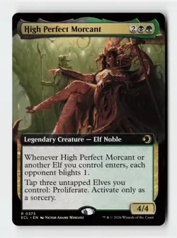 High Perfect Morcant (Extended Art) Lorwyn Eclipsed Magic The Gathering MTG Card - Image 1