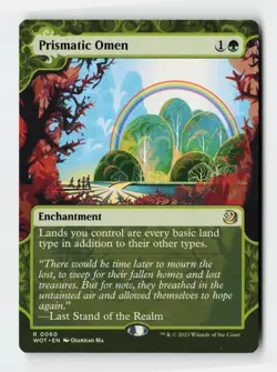 Prismatic Omen Wilds of Eldraine: Enchanting Tales Magic The Gathering MTG Card - Image 1