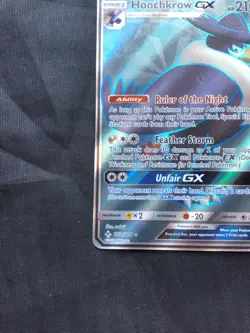 Pokemon Cards: Unbroken Bonds Ultra Rare Full Art: Honchkrow GX 202/214 - Image 5