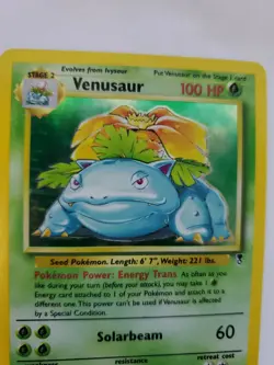 Venusaur Legendary Collection Holo Pokemon Card Base Fossil WOTC LP - NM U - Image 3
