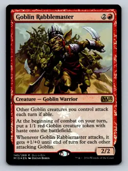 Goblin Rabblemaster Buy-A-Box Promos 145 P NM Foil Magic: The Gathering - Image 1