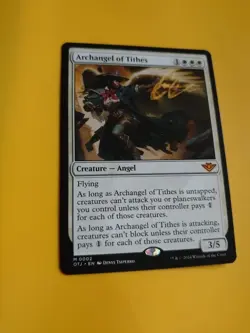 Archangel of Tithes. OTJ MYthic Angel MTG Card. - Image 3