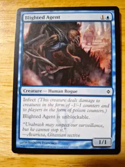 MTG Blighted Agent New Phyrexia 29/175 Regular Common - Image 1