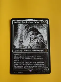 Adeline, Resplendent Cathar MID rare human knight MTG Card. - Image 1