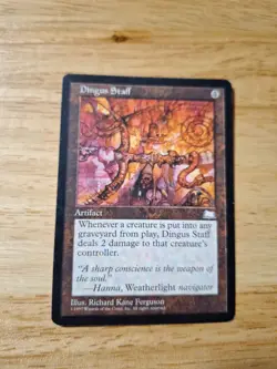Dingus Staff Weatherlight Magic The Gathering MTG - Image 1