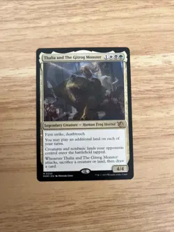 Thalia and The Gitrog Monster - NM -March of the Machine - Magic The Gathering - Image 1