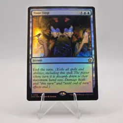 Time Stop (Foil) - FDN #166 Rare - NM / Mint Foundations Single - Image 1