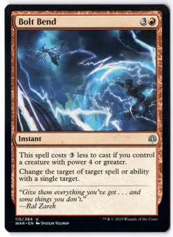 Bolt Bend WAR 115 Magic: The Gathering UC NM - Image 1