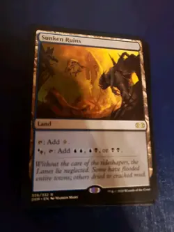 Wizards of the Coast MTG Sunken Ruins Land Shadowmoor Rare EN Blue/Black - Image 1