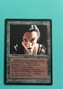 Elves of Deep Shadow - The Dark - MTG - Magic the Gathering - Image 1