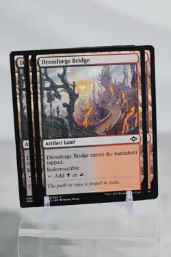 4x MTG Drossforge Bridge NM lp magic the gathering Modern Horizons 2 MTG pod - Image 1