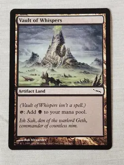 NM Vault of Whispers Mirrodin Mtg Magic the Gathering - Image 1