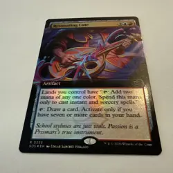 MISPRINT Resonating Lute FOIL Extended Art 355 Strixhaven SOS MTG Rare Unplayed - Image 3