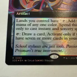 MISPRINT Resonating Lute FOIL Extended Art 355 Strixhaven SOS MTG Rare Unplayed - Image 5