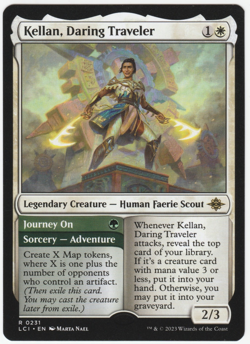 Kellan, Daring Traveler (Misprint) [Lost Caverns of Ixalan] MTG - Image 1