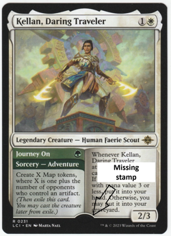 Kellan, Daring Traveler (Misprint) [Lost Caverns of Ixalan] MTG - Image 2