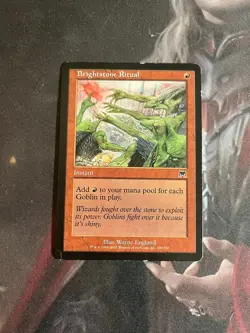 mtg Brightstone Ritual - Damaged - Onslaught - Image 1