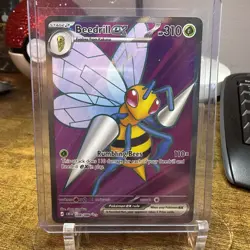 Beedrill ex 098/086 Ultra Rare Full Art Pokemon TCG Chaos Rising CRI English NM - Image 1