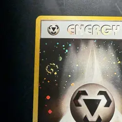 Pokemon Vintage Holo Metal Energy Gold, Silver, to a New World... Japanese Swirl - Image 2