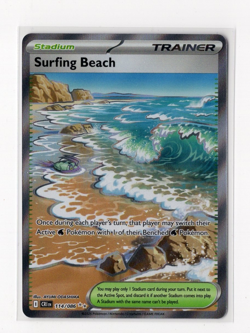 Pokemon TCG Surfing Beach 114/086 Ultra Rare Holo Chaos Rising NM - Image 1