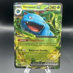 Venusaur ex 003/165 Double Rare Holo Pokemon 2023 S&V 151 NM English - Image 1