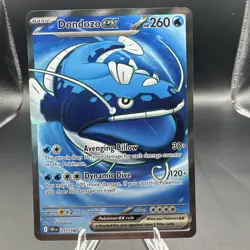 Pokemon DESTINED RIVALS DONDOZO EX FULL ART 211/182 TCG - Image 1