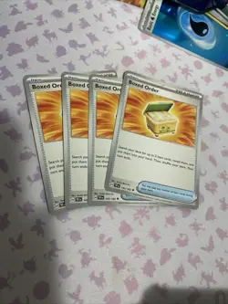 Pokemon Temporal Forces Boxed Order 143 Playset X4 NM - Image 1