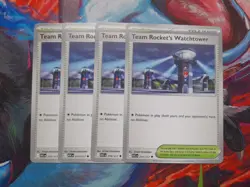 4x Team Rocket's Watchtower 210/217 Me: Ascended Heroes PLAYSET x4 - Pokemon TCG - Image 1