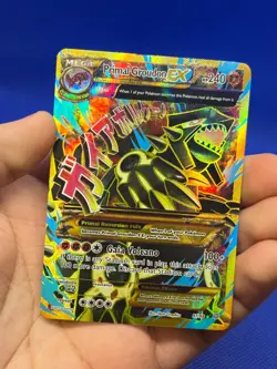 Pokemon XY Ancient Origins Primal Groudon EX 97/98 Shiny Full Art Ultra Rare LP - Image 2