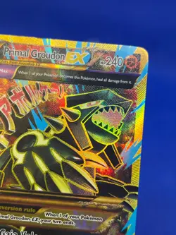 Pokemon XY Ancient Origins Primal Groudon EX 97/98 Shiny Full Art Ultra Rare LP - Image 4