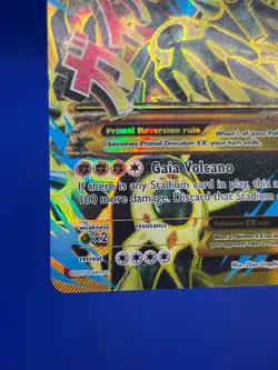 Pokemon XY Ancient Origins Primal Groudon EX 97/98 Shiny Full Art Ultra Rare LP - Image 5