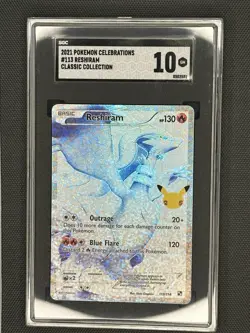 2021 Pokemon Celebrations Reshiram SGC 10 - Image 1