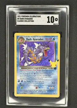 2021 Pokemon TCG Celebrations Gyarados Holo SGC 10 - Image 1