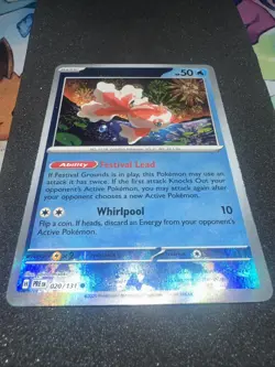 Goldeen Masterball Holo Prismatic Evolutions Pokemon TCG Card - Image 1