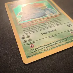 Pokemon TCG Venusaur Base Set 15/102 Holo Rare 1999 Wizards 100 HP Stage 2 - Image 3