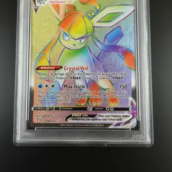 PSA 10 Glaceon Vmax 208/203 Pokemon Evolving Skies Rainbow Rare Graded Card - Image 3