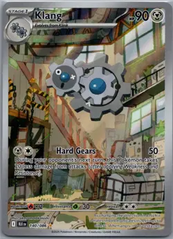Klang 140/086 SV: Black Bolt Pokemon TCG Illustration Rare NM - Image 1