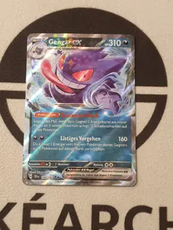 Gengar Ex 104/162 Holo Gewalten Der Zeit Set Pokemon Karte Deutsch TCG Near MINT - Image 2