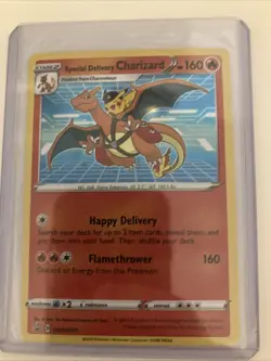 Special Delivery Charizard Holo Pokemon Sw&sh Black Star Promo card - Image 1