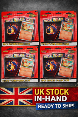 4x Pokemon TCG Mega Evolution Ascended Heroes Tech Sticker Collection Charmander - Image 1