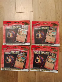 4x Pokemon TCG Mega Evolution Ascended Heroes Tech Sticker Collection Charmander - Image 3