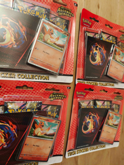 4x Pokemon TCG Mega Evolution Ascended Heroes Tech Sticker Collection Charmander - Image 4