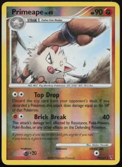 Primeape 39/147 MP Supreme Victors Rare Reverse Holo Pokemon - Image 1