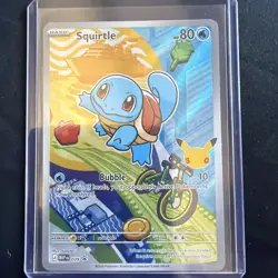 Pokemon TCG Squirtle Black Star Promo MEP039 - First Partners Illustration #2 - Image 1
