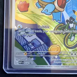 Pokemon TCG Squirtle Black Star Promo MEP039 - First Partners Illustration #2 - Image 5