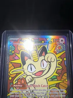 Pokemon TCG Meowth EX Full Art Holo PO 121/088 (FRESHLY PULLED ‼) NEAR MINT - Image 3